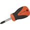 Dynamic Tools No 2 Phillips Stubby Screwdriver, Comfort Grip Handle D062105 - alternate 1